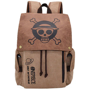 One Piece Brown Backpack