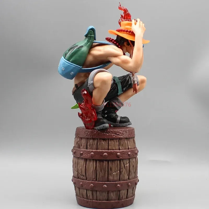 One Piece Ace Barrel Figure