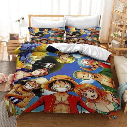 One Piece Boys Double Duvet Cover Comforter Sets Sheet Bedspreads