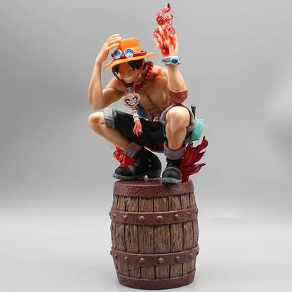 One Piece Ace Barrel Figure