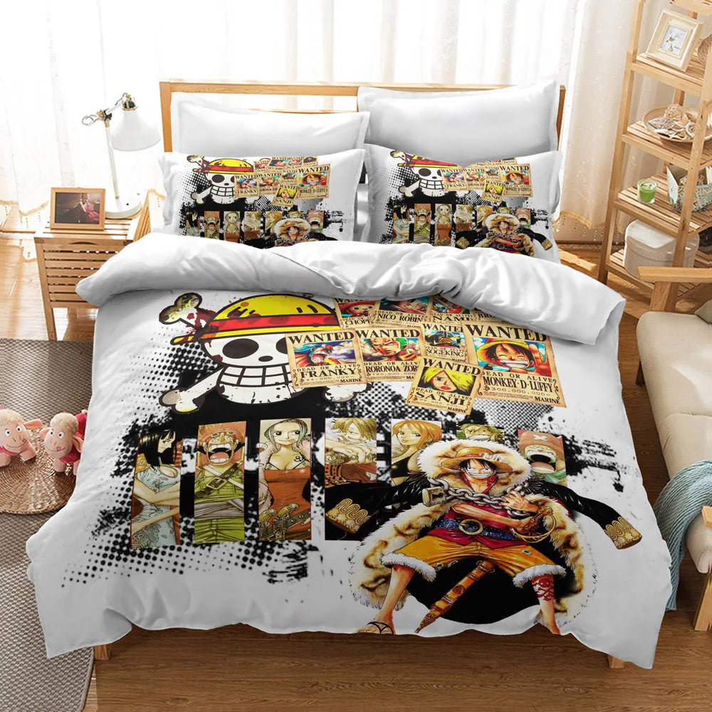 One Piece Boys Double Duvet Cover Comforter Sets Sheet Bedspreads