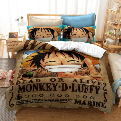 One Piece Boys Double Duvet Cover Comforter Sets Sheet Bedspreads