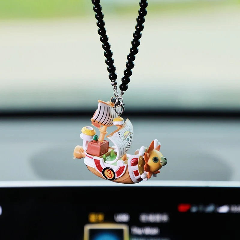 One Piece Going Merry & Thousand Sunny Car Pendant