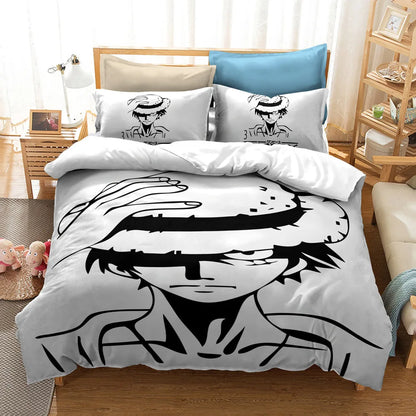 One Piece Boys Double Duvet Cover Comforter Sets Sheet Bedspreads