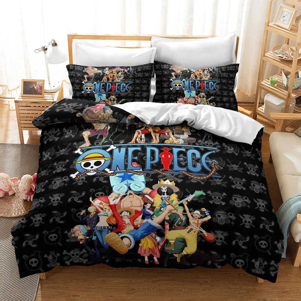 One Piece Boys Double Duvet Cover Comforter Sets Sheet Bedspreads