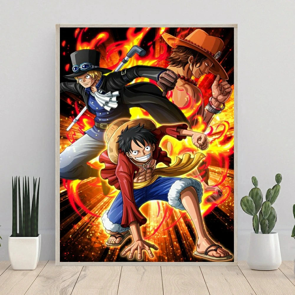 One Piece Luffy 5D DIY Diamond Painting Mosaic