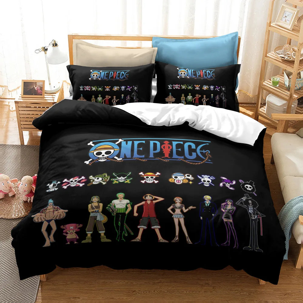 One Piece Boys Double Duvet Cover Comforter Sets Sheet Bedspreads