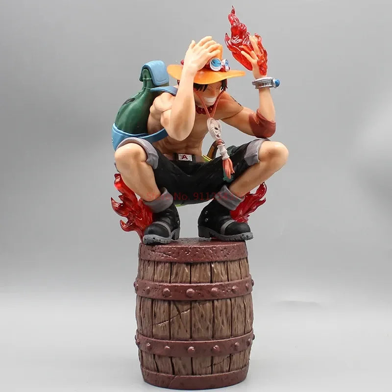 One Piece Ace Barrel Figure