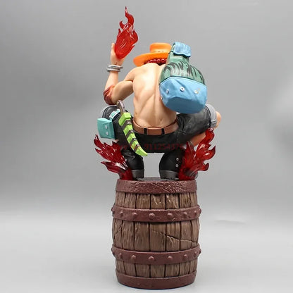 One Piece Ace Barrel Figure