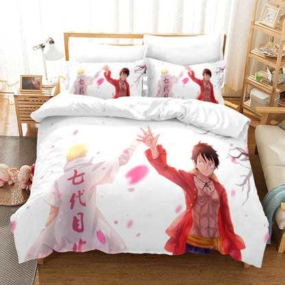 One Piece Boys Double Duvet Cover Comforter Sets Sheet Bedspreads