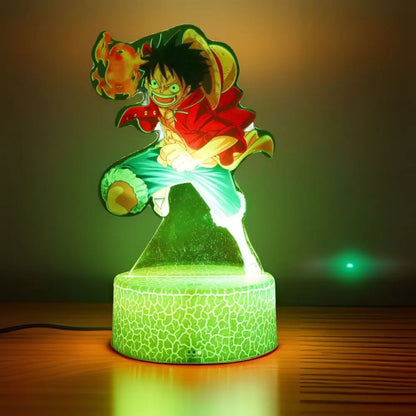 One Piece Action Figure 3D Lamp Luffy Zoro