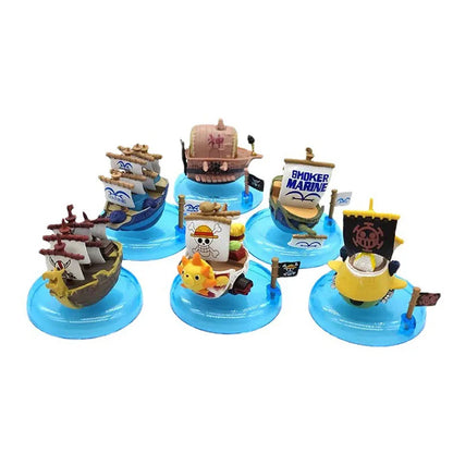 One Piece Mini Pirate Ship Set (6pcs)